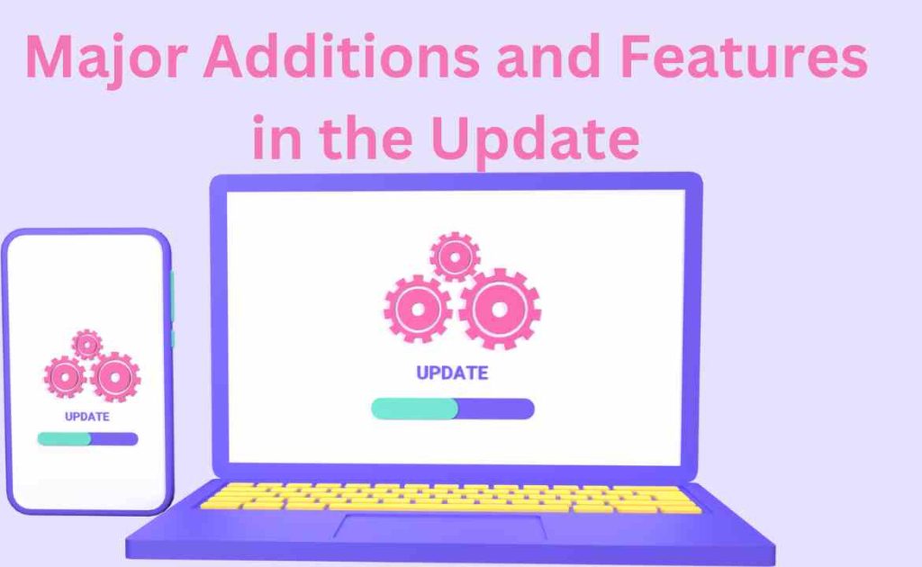 Major Additions and Features in the Update