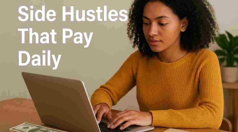Side Hustles That Pay Daily: Earn Money Every Day
