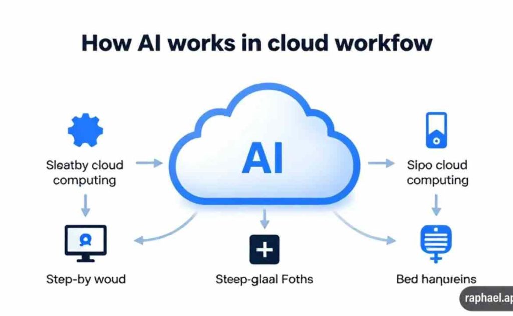 How AI in Cloud Computing Actually Works (Step-by-Step)